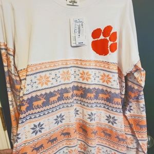 Long Sleeve Clemson Shirt Sz Med NWT